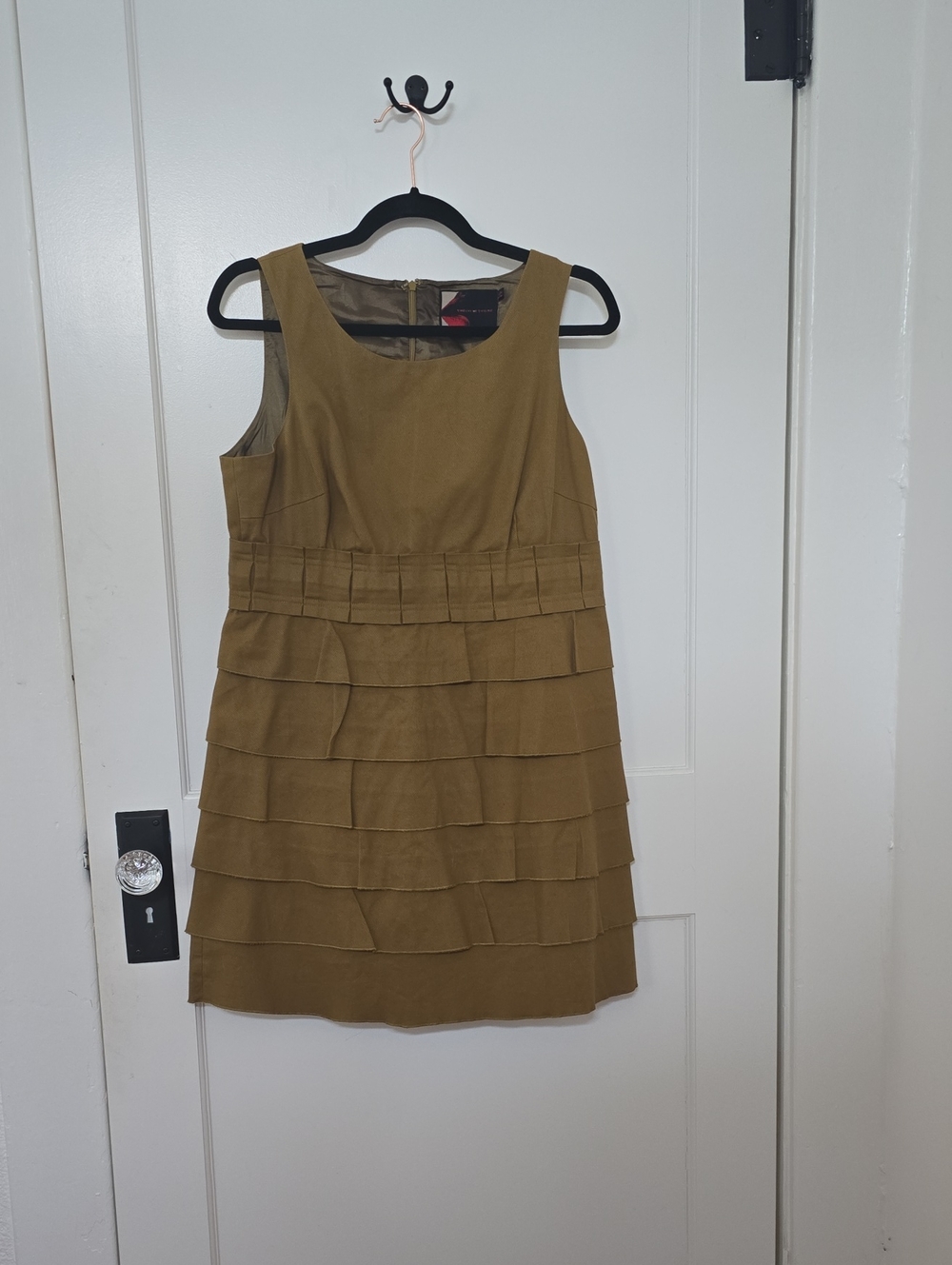 Twelve by Twelve Olive Tiered Ruffle Mini Dress